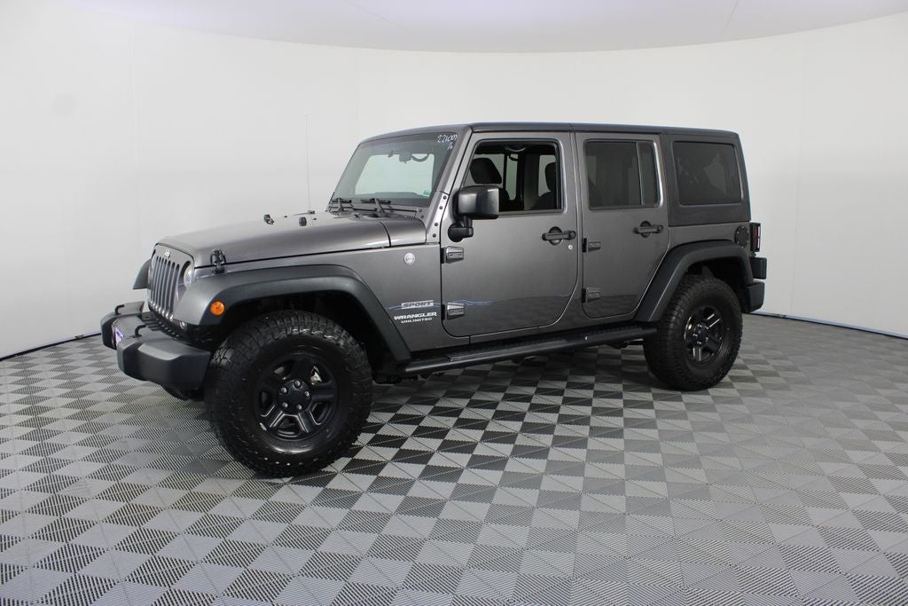 Used 2016 Jeep Wrangler Unlimited Sport with VIN 1C4BJWDG9GL221007 for sale in Aurora, MO