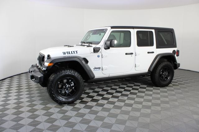 Used 2025 Jeep Wrangler 4xe Willys 4XE with VIN 1C4RJXN65SW583434 for sale in Aurora, MO