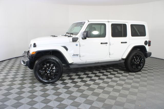 Used 2025 Jeep Wrangler 4xe Sahara 4XE with VIN 1C4RJXP63SW583851 for sale in Aurora, MO