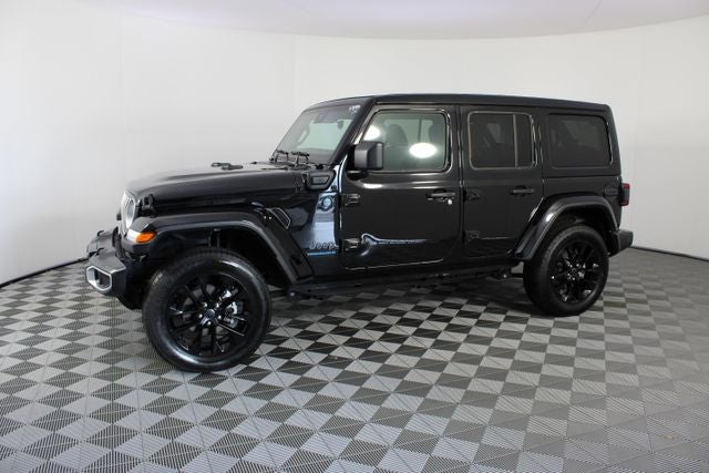 Used 2025 Jeep Wrangler 4xe Sahara 4XE with VIN 1C4RJXP68SW578984 for sale in Aurora, MO