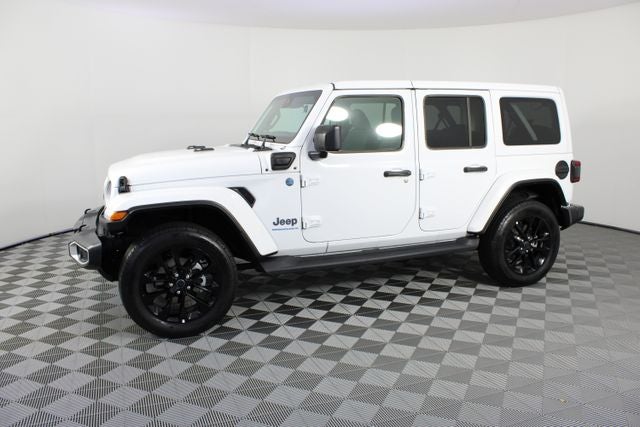 Used 2025 Jeep Wrangler 4xe Sahara 4XE with VIN 1C4RJXP69SW579335 for sale in Aurora, MO