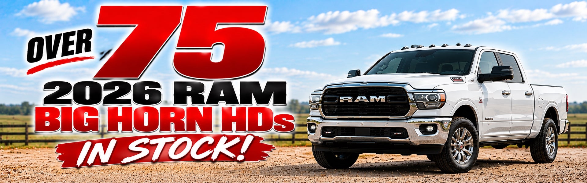 75 rams in stock!