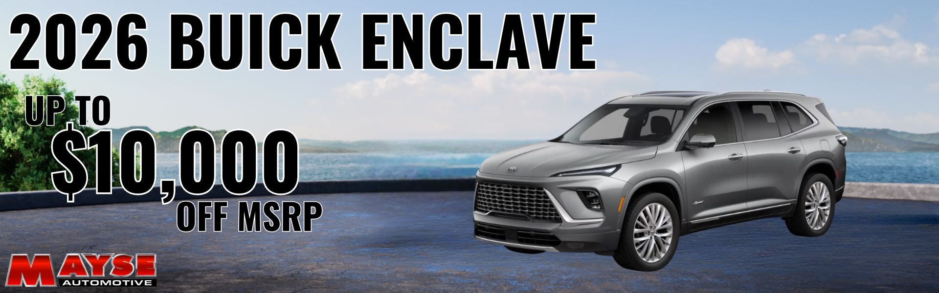 2026 Buick Enclave up to $10,000 off MSRP!