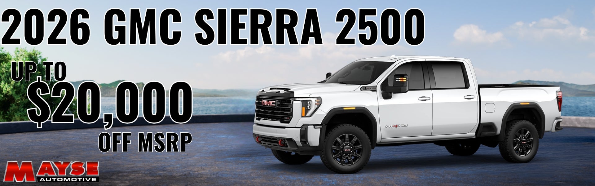 2026 GMC SIERRA 1500 UP TO $20,000 OFF MSRP!